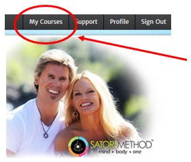 Where is the Course Button